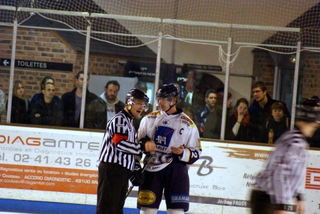 Photo hockey match Angers  - Chamonix  le 30/10/2010
