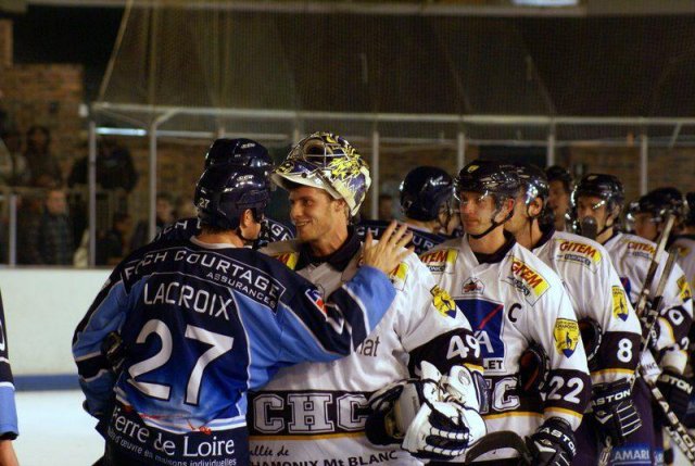 Photo hockey match Angers  - Chamonix  le 30/10/2010