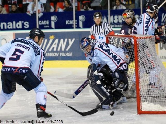 Photo hockey match Grenoble  - Angers  le 23/09/2008