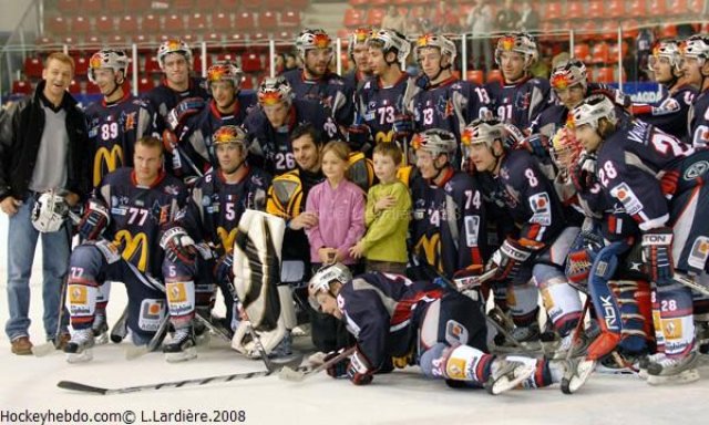 Photo hockey match Grenoble  - Angers  le 23/09/2008