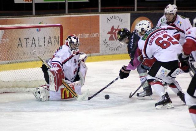 Photo hockey match Amiens  - Briançon  le 06/11/2010