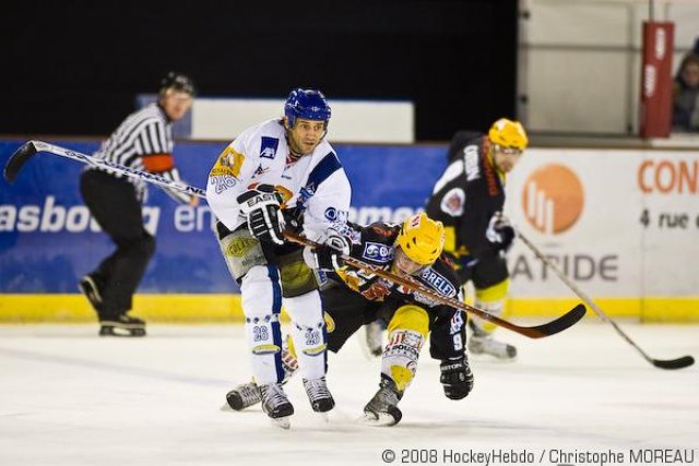 Photo hockey match Strasbourg  - Mont-Blanc le 23/09/2008