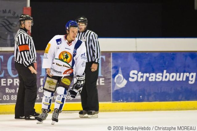 Photo hockey match Strasbourg  - Mont-Blanc le 23/09/2008