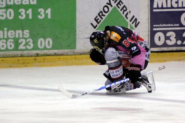 Photo hockey match Amiens  - Rouen le 02/11/2010