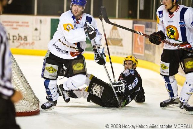 Photo hockey match Strasbourg  - Mont-Blanc le 23/09/2008