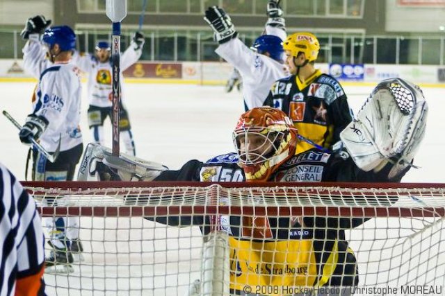 Photo hockey match Strasbourg  - Mont-Blanc le 23/09/2008