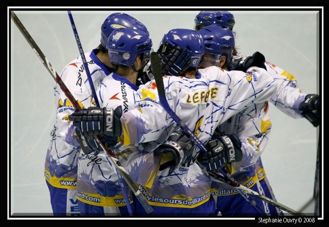 Photo hockey match Rouen - Villard-de-Lans le 23/09/2008