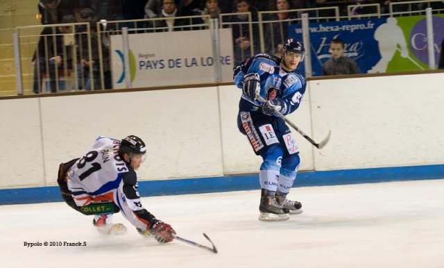 Photo hockey match Angers  - Caen  le 20/11/2010
