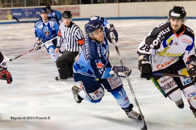 Photo hockey match Angers  - Caen  le 20/11/2010