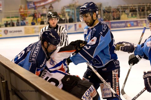 Photo hockey match Angers  - Caen  le 20/11/2010
