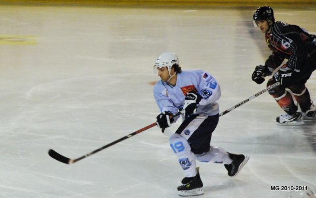 Photo hockey match Bordeaux - Montpellier  le 20/11/2010