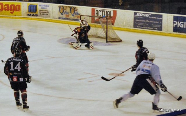 Photo hockey match Bordeaux - Montpellier  le 20/11/2010