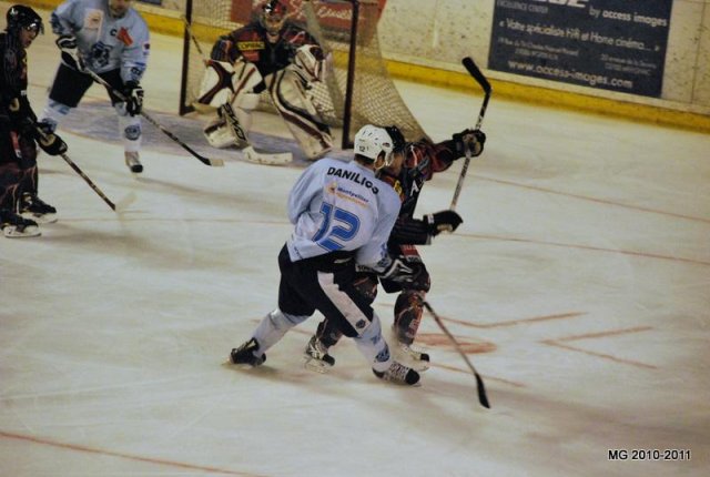 Photo hockey match Bordeaux - Montpellier  le 20/11/2010