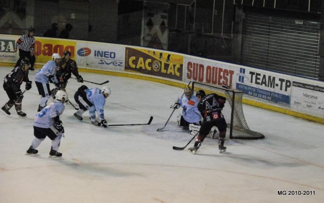 Photo hockey match Bordeaux - Montpellier  le 20/11/2010