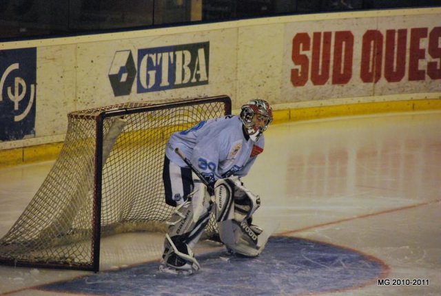 Photo hockey match Bordeaux - Montpellier  le 20/11/2010
