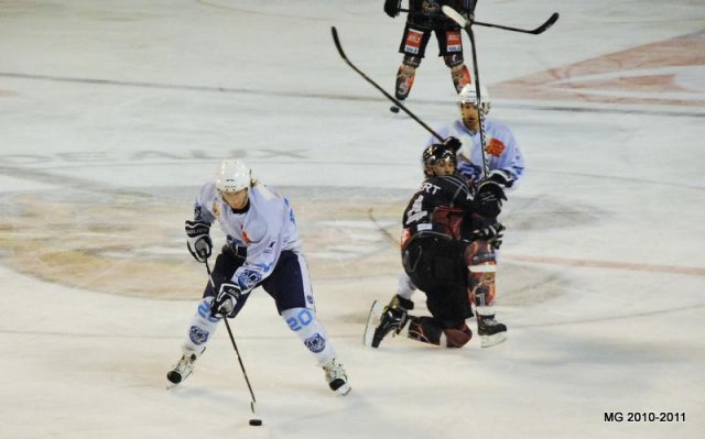 Photo hockey match Bordeaux - Montpellier  le 20/11/2010