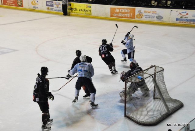 Photo hockey match Bordeaux - Montpellier  le 20/11/2010