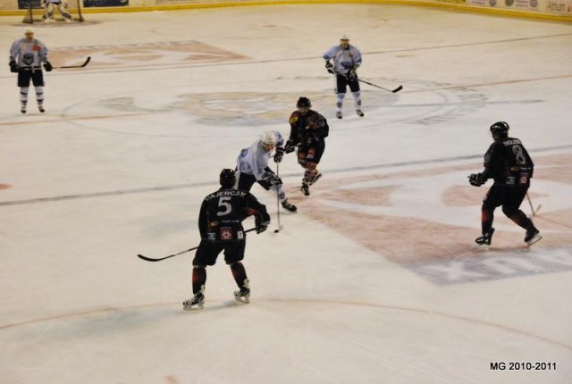 Photo hockey match Bordeaux - Montpellier  le 20/11/2010