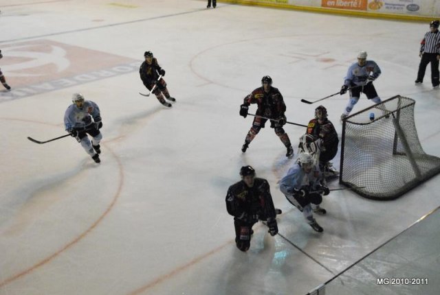 Photo hockey match Bordeaux - Montpellier  le 20/11/2010