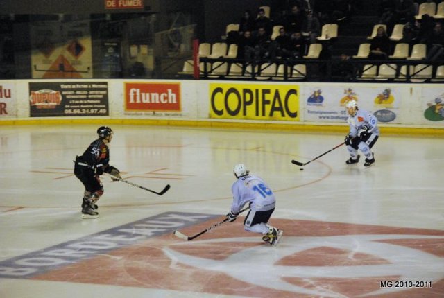 Photo hockey match Bordeaux - Montpellier  le 20/11/2010
