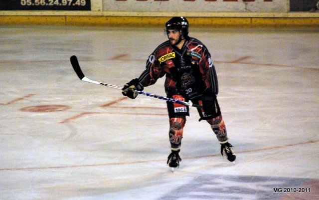 Photo hockey match Bordeaux - Montpellier  le 20/11/2010