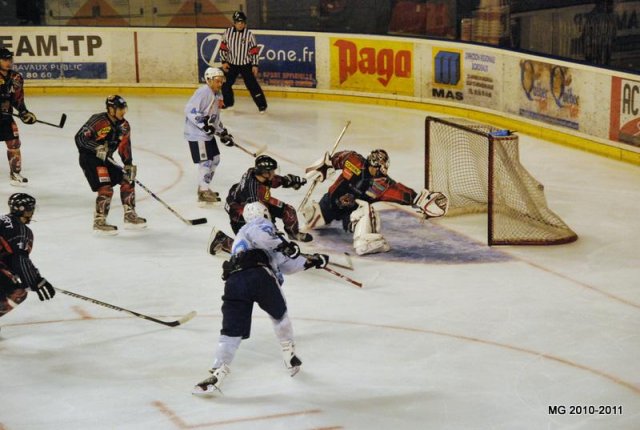 Photo hockey match Bordeaux - Montpellier  le 20/11/2010