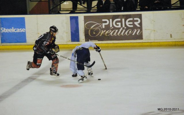 Photo hockey match Bordeaux - Montpellier  le 20/11/2010