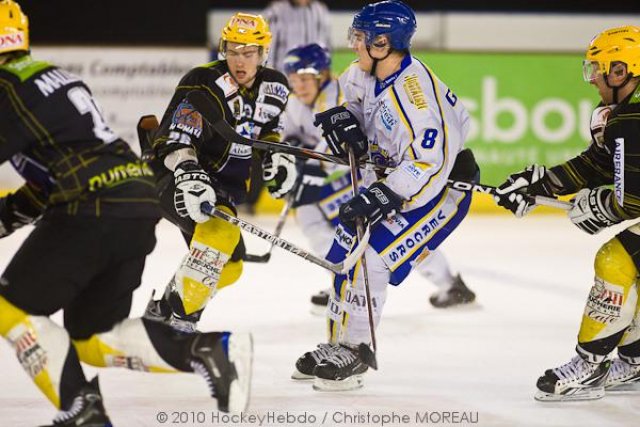 Photo hockey match Strasbourg  - Villard-de-Lans le 20/11/2010