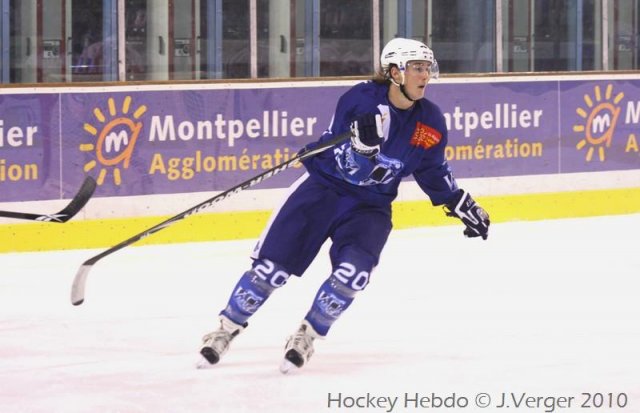 Photo hockey match Montpellier  - Valence le 27/11/2010