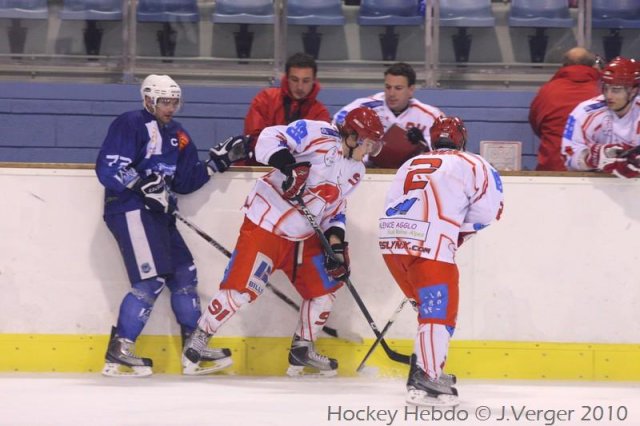 Photo hockey match Montpellier  - Valence le 27/11/2010