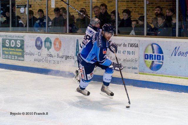 Photo hockey match Angers  - Grenoble  le 30/11/2010
