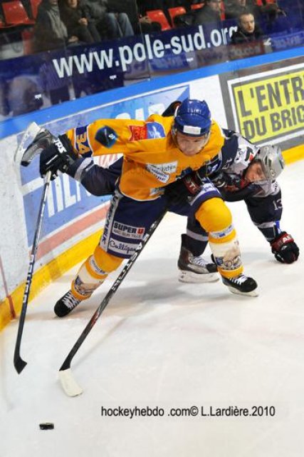 Photo hockey match Grenoble  - Dijon  le 27/11/2010