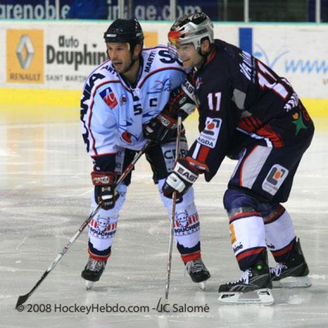 Photo hockey match Grenoble  - Angers  le 23/09/2008