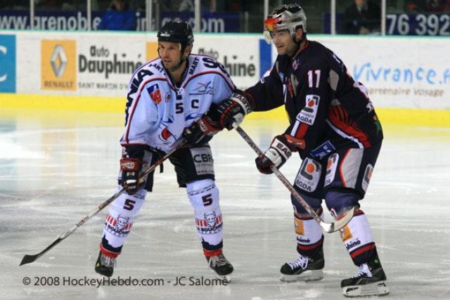 Photo hockey match Grenoble  - Angers  le 23/09/2008
