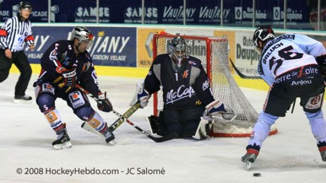 Photo hockey match Grenoble  - Angers  le 23/09/2008