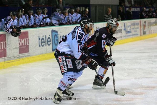 Photo hockey match Grenoble  - Angers  le 23/09/2008