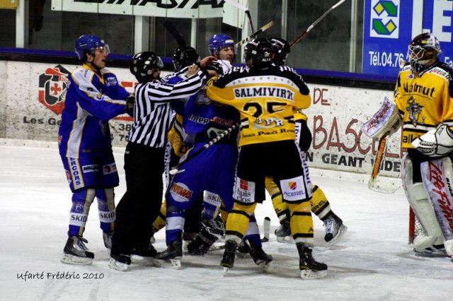 Photo hockey match Villard-de-Lans - Rouen le 03/12/2010