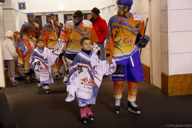 Photo hockey match Clermont-Ferrand - Wasquehal Lille le 04/12/2010