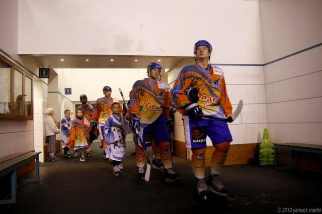 Photo hockey match Clermont-Ferrand - Wasquehal Lille le 04/12/2010
