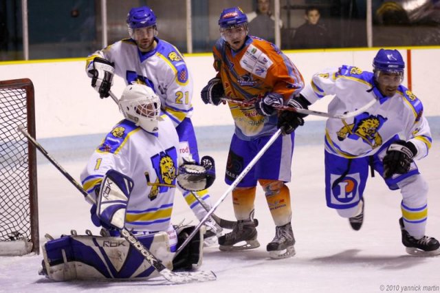 Photo hockey match Clermont-Ferrand - Wasquehal Lille le 04/12/2010