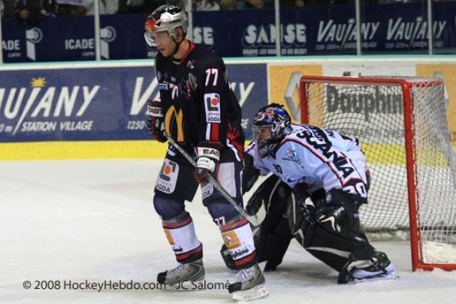 Photo hockey match Grenoble  - Angers  le 23/09/2008