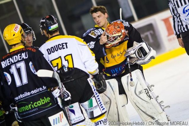 Photo hockey match Strasbourg  - Rouen le 27/09/2008