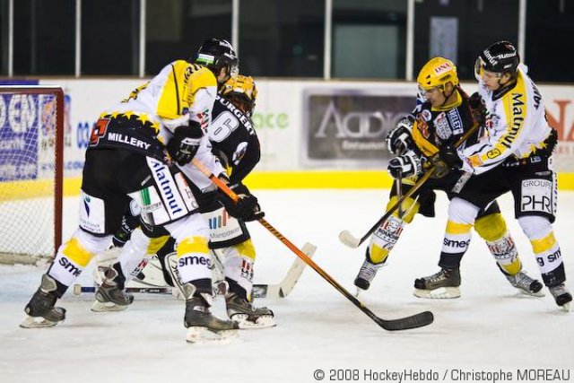Photo hockey match Strasbourg  - Rouen le 27/09/2008