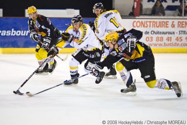 Photo hockey match Strasbourg  - Rouen le 27/09/2008