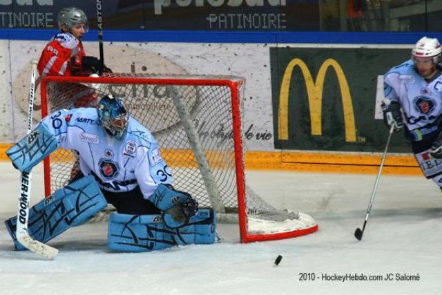 Photo hockey match Grenoble  - Angers  le 07/12/2010