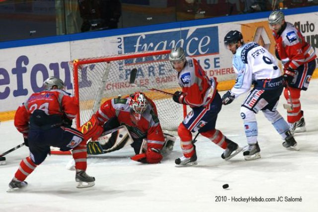 Photo hockey match Grenoble  - Angers  le 07/12/2010