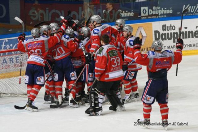 Photo hockey match Grenoble  - Angers  le 07/12/2010