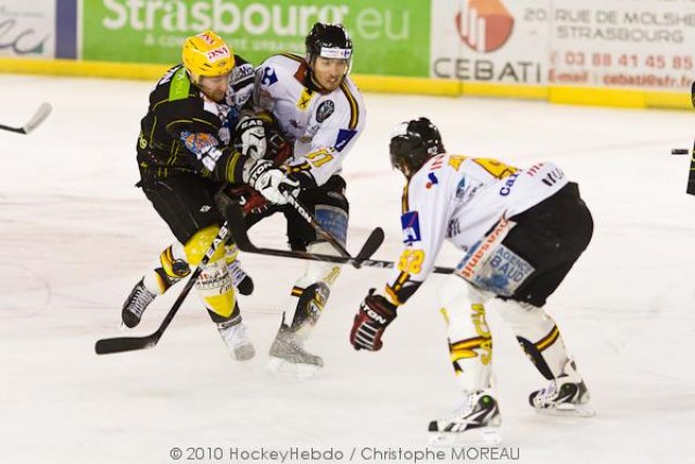 Photo hockey match Strasbourg  - Morzine-Avoriaz le 03/12/2010