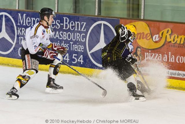 Photo hockey match Strasbourg  - Morzine-Avoriaz le 03/12/2010