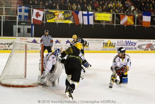 Photo hockey match Strasbourg  - Morzine-Avoriaz le 03/12/2010